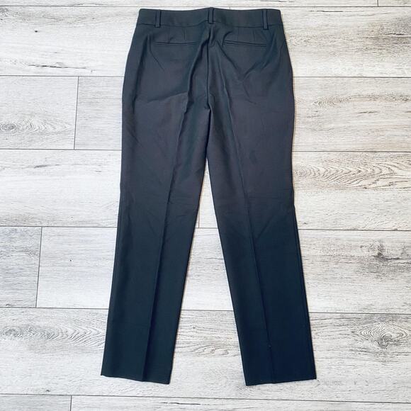 Talbots Pants Womens 12 Black Newport Stretch Cotton Straight Leg Dress Work - Picture 2 of 5